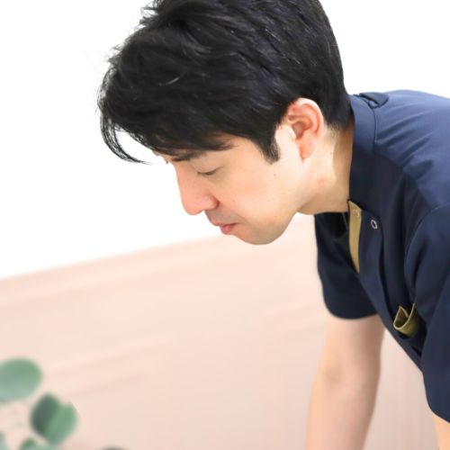 施術している様子